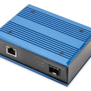 Digitus DN-652104-1 convertisseur de support réseau 1000 Mbit/s Noir, Bleu