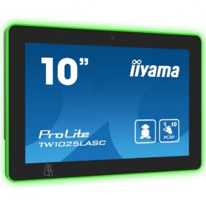 iiyama TW1025LASC-B1PNR PC Panel LCD 10,1" avec Android et PoE Écran Tactile Capacitif Projetté Sans Bord 10 Points 1280x1440