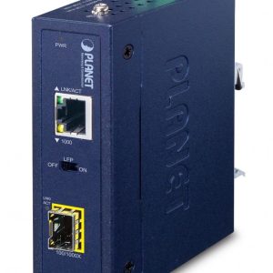 PLANET IGT-815AT convertisseur de support réseau 1000 Mbit/s Multimode, Monomode Bleu