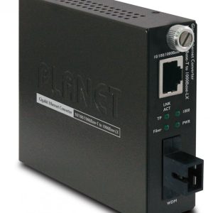 PLANET GST-806B15 convertisseur de support réseau 2000 Mbit/s 1550 nm Noir