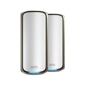 NETGEAR Orbi 970 Series Quad-Band WiFi 7, 2-Pack Quad-band (2.4 GHz / 5 GHz-1 / 5 GHz-2 / 6 GHz) Wi-Fi 6 (802.11ax) Gris 3 Interne