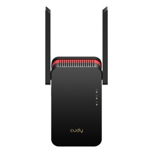 Cudy RE3000 prolongateur réseau Répéteur réseau Noir, Rouge 10, 100, 1000 Mbit/s
