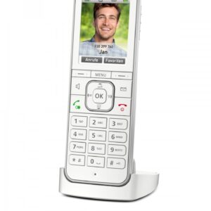 FRITZ!Fon C6 Téléphone DECT Identification de l'appelant Blanc