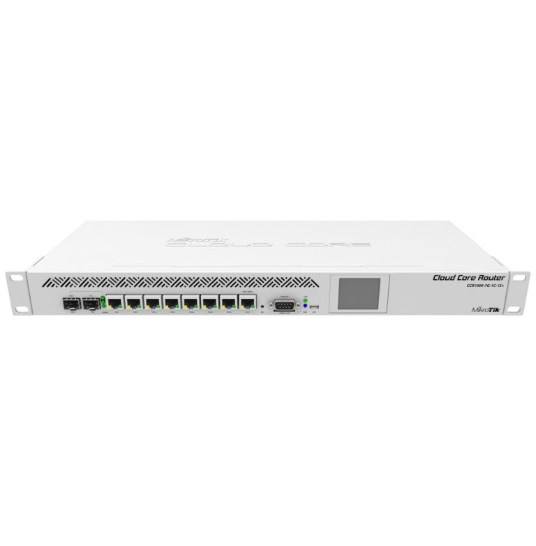 Mikrotik CCR1009-7G-1C-1S+ Routeur connecté Blanc