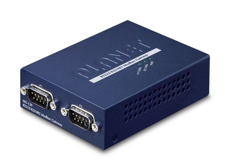 PLANET 2-Port RS232/422/485 Modbus entrée et régulateur