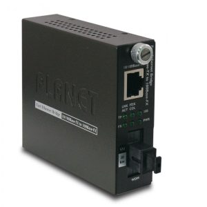 PLANET FST-806B20 convertisseur de support réseau 100 Mbit/s 1550 nm Monomode Noir