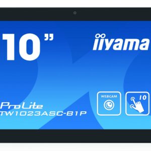 iiyama TW1023ASC-B1P écrans d’affichage de salle de réunion 25,6 cm (10.1") 1280 x 800 pixels LED 802.11b, 802.11g, Wi-Fi 4 (802.11n) Bluetooth