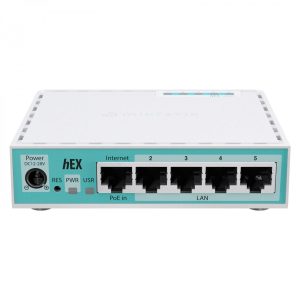 Mikrotik hEX Routeur connecté Gigabit Ethernet Blanc