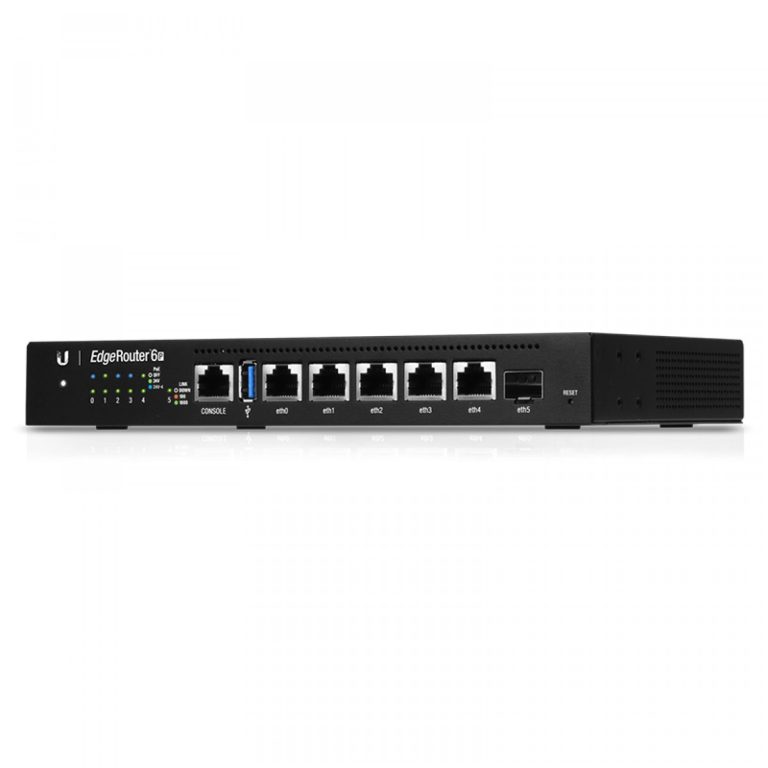 Ubiquiti ER-6P Networks EdgeRouter 6P Routeur connecté Gigabit Ethernet Noir