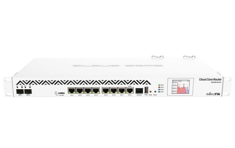 Mikrotik CCR1036-8G-2S+EM Routeur connecté Gigabit Ethernet Blanc