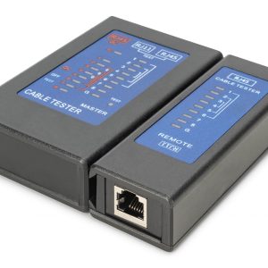 Testeur de câbles réseau et de communication LED, Cat.5e-Cat.6A, (RJ45, RJ12, RJ11), Auto-Scan avec PoE