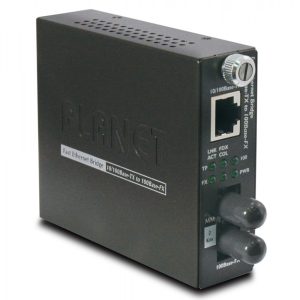 PLANET FST-801 convertisseur de support réseau 100 Mbit/s 1310 nm Multimode Noir