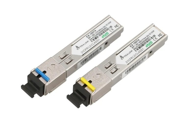 Extralink EX.15074 module émetteur-récepteur de réseau Fibre optique 1250 Mbit/s 1550 nm