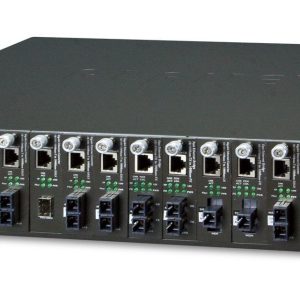 PLANET MC-1610MR48 convertisseur de support réseau Noir