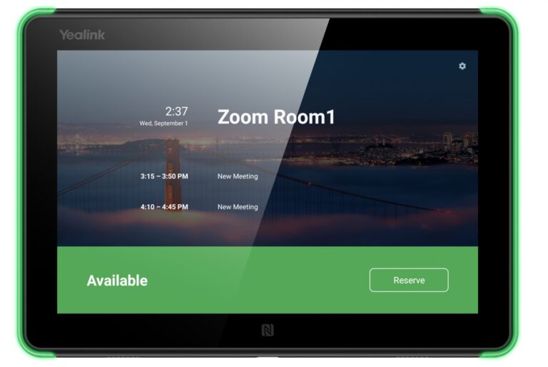 Yealink Scheduling Panel for Zoom