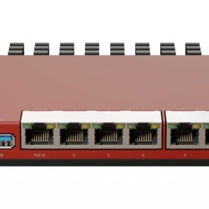 Mikrotik L009UiGS-RM Routeur connecté 2.5 Gigabit Ethernet, Gigabit Ethernet Rouge