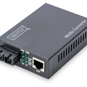 Digitus DN-82021-1 convertisseur de support réseau Interne 1310 nm Monomode Noir