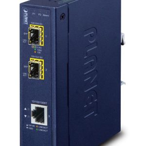 PLANET IGT-1205AT convertisseur de support réseau 1000 Mbit/s Bleu