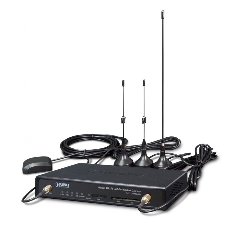 Antenne cellulaire 4G LTE pour véhicule Planet VCG-1500WG-LTE-US avec montage sur rack