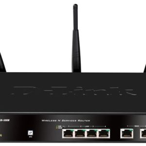 DSR-500N - Wi-Fi 4 (802.11n) - Ethernet/LAN - Noir
