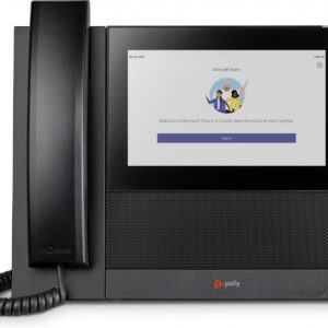 HP Poly CCX 600 Business Media Phone for Microsoft Teams and PoE-enabled GSA/TAA téléphone fixe Noir LCD Wifi