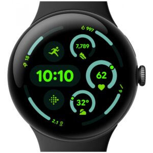 Google Pixel Watch 3 45 mm BT Noir Obsidienne