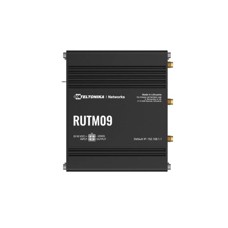 Teltonika RUTM09 Routeur connecté Gigabit Ethernet Noir