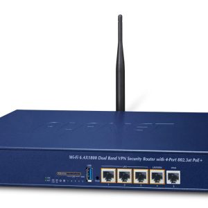 Routeur de table Wi-Fi 6 AX1800 Dual Band Planet VR-300PW6 avec cybersécurité